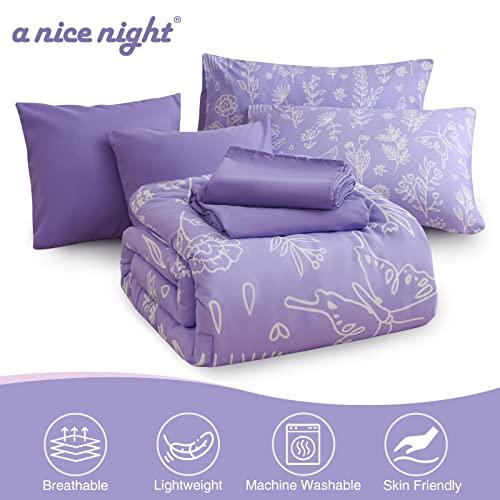 Gambar A Nice Night Bedding Set 7 Piece Comforter & Sheet Set dari Home and Kitchen USA undefined Tokopedia