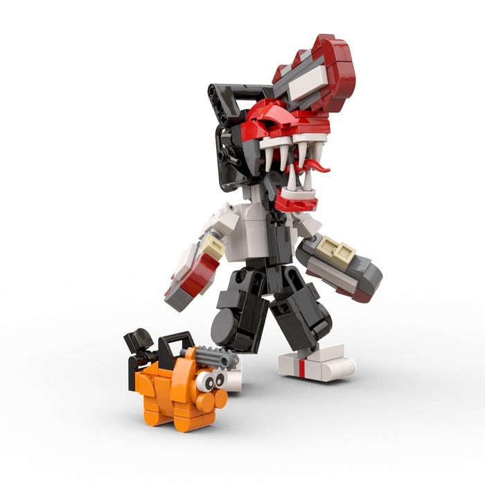 Gambar MOC Japan Cartoon Chainsaw Man Denji And Pochitas Building block set dari abdi jaya celll undefined Tokopedia