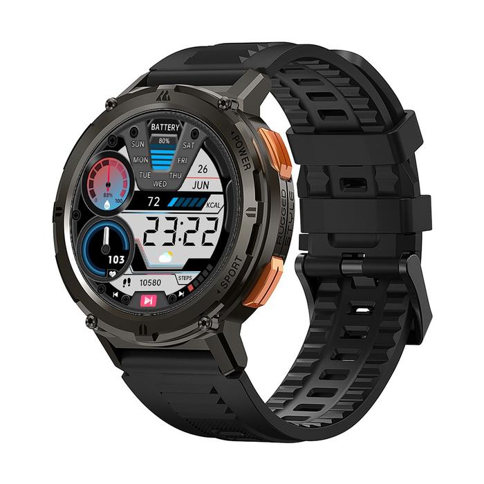 Gambar KOSPET TANK T2 Ultra Military SmartWatch AMOLED AI Voice AOD Bluetooth - Black dari Diliberto Official Toko undefined Tokopedia