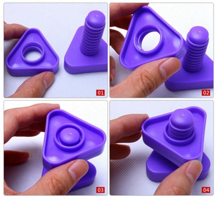Gambar 8Pcs/Set Screw Building Blocks Nut Shape Match Puzzle Toys For dari abdi jaya celll undefined Tokopedia