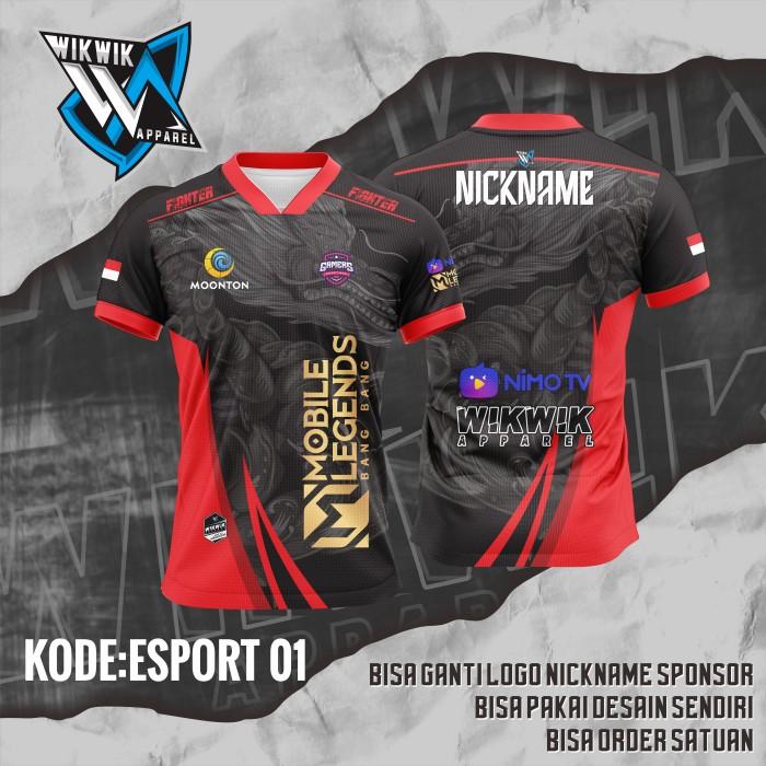 Mockup Jersey Mentahan Baju Esport Ff Shirt Edit Baju Esport