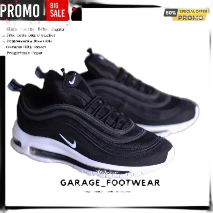 Nike Air Max 97 Undefeated Black White Original Special Edition Diskon