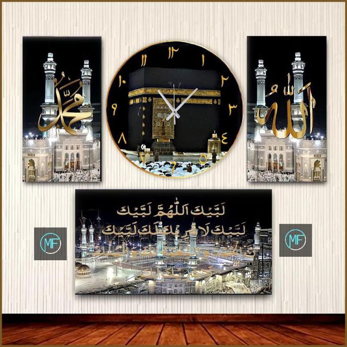 Gambar Hiasan DInding Jam Dinding Kabah - Jam Motif Kabah - Jam Kabah dari mixstore1 undefined Tokopedia