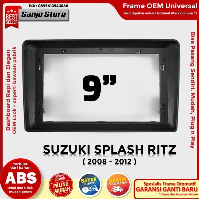 Gambar Frame OEM 2014 SUZUKI Splash Head Unit Android 9 inch Universal PNP - Frame Saja dari Babari Auto undefined Tokopedia