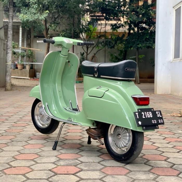 Hijau Vespa Sprint Vintage Jual Jok Classic V1 Piaggio Vespa