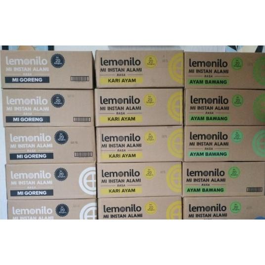 Gambar Lemonilo DUS Mie Sehat Goreng Kari ayam Ayam bawang Korea Rendang dari tatiana_st0ree undefined Tokopedia