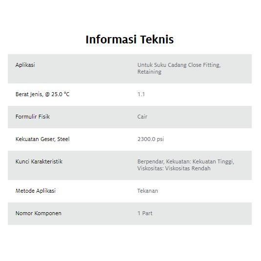 Gambar loctite 609 / lem bearing loctite609 / retaining compound (50 ml) dari seblak ema eher undefined Tokopedia
