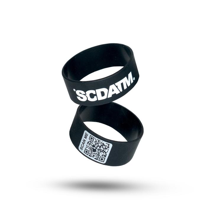 Gambar SUICIDE ANTHEM Bracelet Glow In The Dark scan me (BC-CU) - BLACK dari SCDATM Official Store undefined Tokopedia