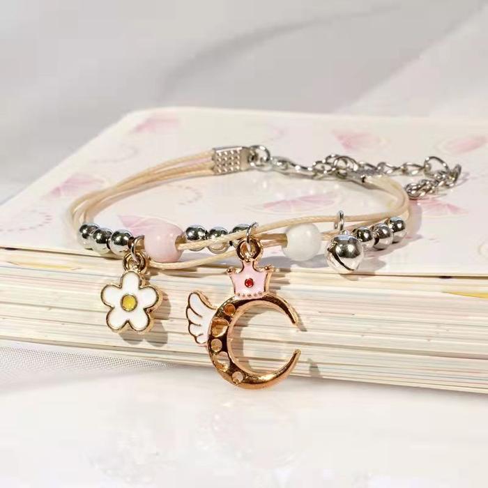 Gambar GELANG TANGAN TALI MODEL KOREA / GELANG TALI KOREA BESTIE - GELANG #18 dari Faqih shop26 undefined Tokopedia