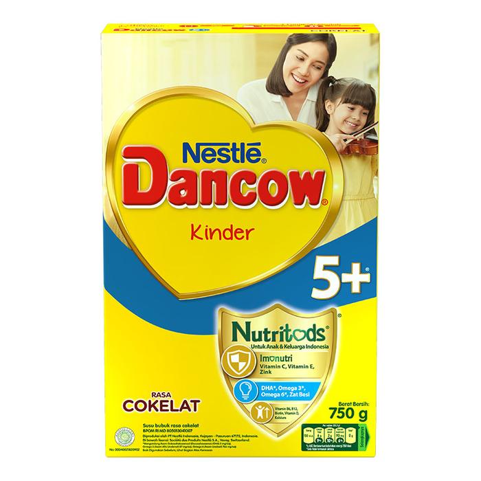 Gambar Nestle Dancow 5+ Nutritods Susu Pertumbuhan 5-12 tahun Coklat Box 750g dari Alfamidi Official Store undefined Tokopedia