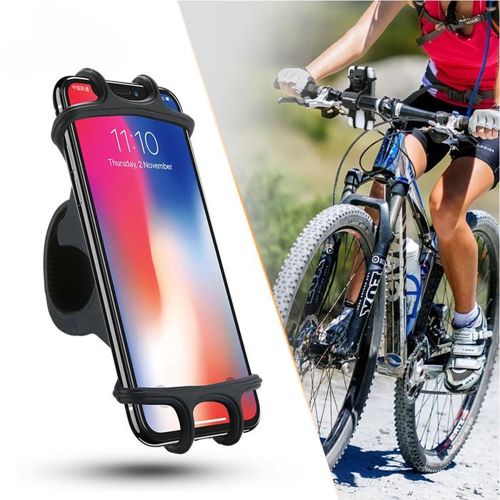 Gambar Bike Smartphone Holder Sepeda Universal Bicycle - JR-OK5 - A_S - Black dari Appiliance Store undefined Tokopedia