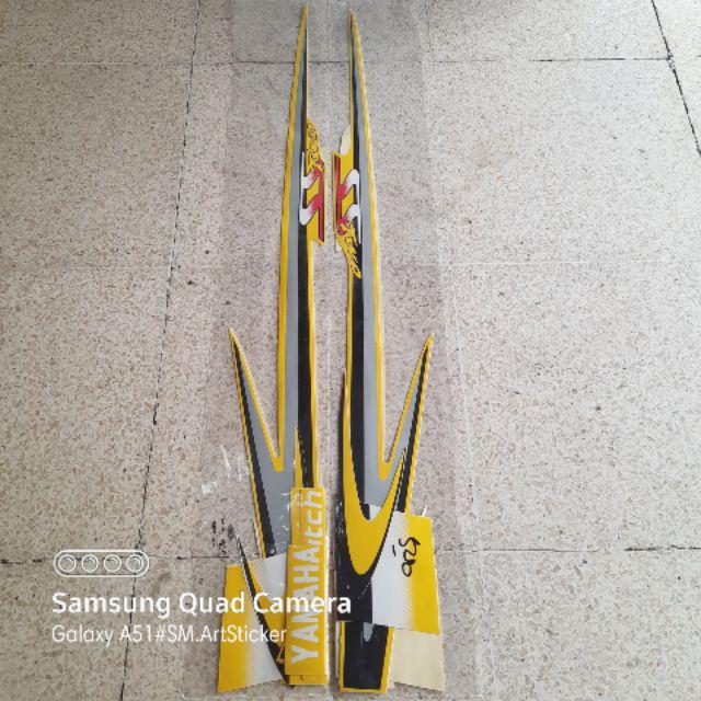 Gambar (ORI) Striping SS Two Striping variasi Fiz R KUALITAS ORIGINAL PABRIK - Kuning dari Sticker Shop97 undefined Tokopedia