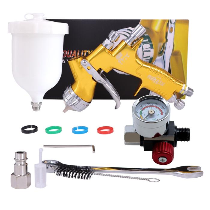 Gambar Professional Spray Gun GTI Pro Painting Gun TE20/T110 1.3/1.8mm Nozzle - Emas, 1.3mm TE20 dari MultyTool undefined Tokopedia