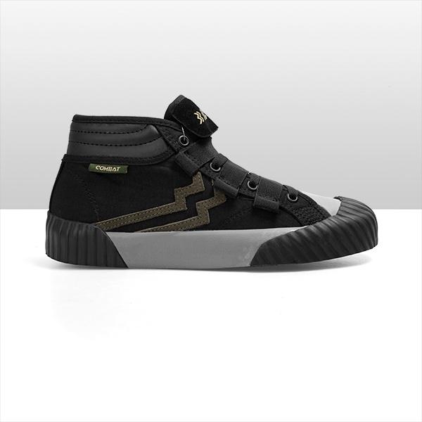 Gambar Geoff Max Official - Maverick Combat Grey Black Sepatu Pria dari Shakina selller undefined Tokopedia