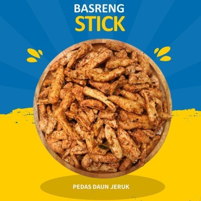 Gambar Basreng Stick Gurih Pedas Extra Daun Jeruk 1kg dari KALM Snack undefined Tokopedia