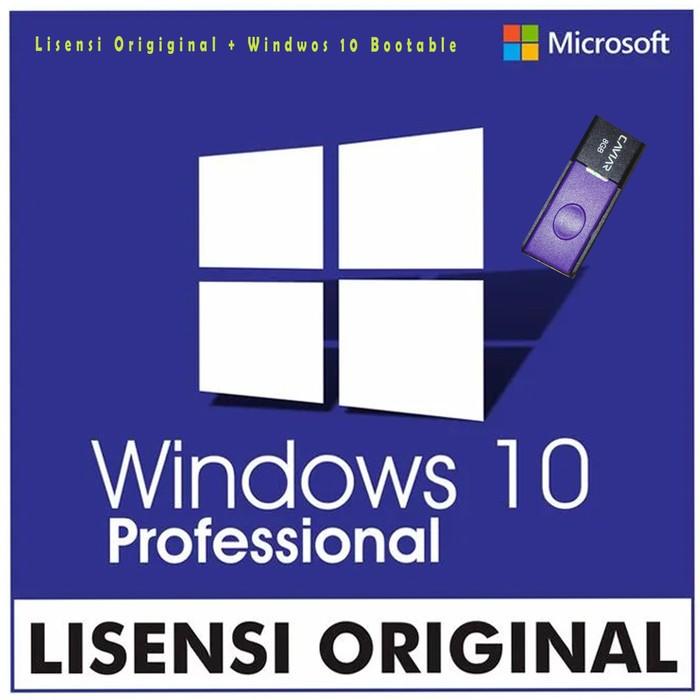Gambar Flashdisk Bootable win 10 pro Official + lisensi Original + Software - Flashdisk dari Niaga Solution undefined Tokopedia