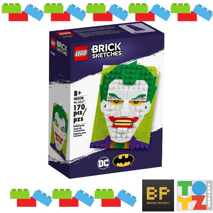 Gambar LEGO 40428 BRICKSKETCHES The Joker dari Toyz Project undefined Tokopedia