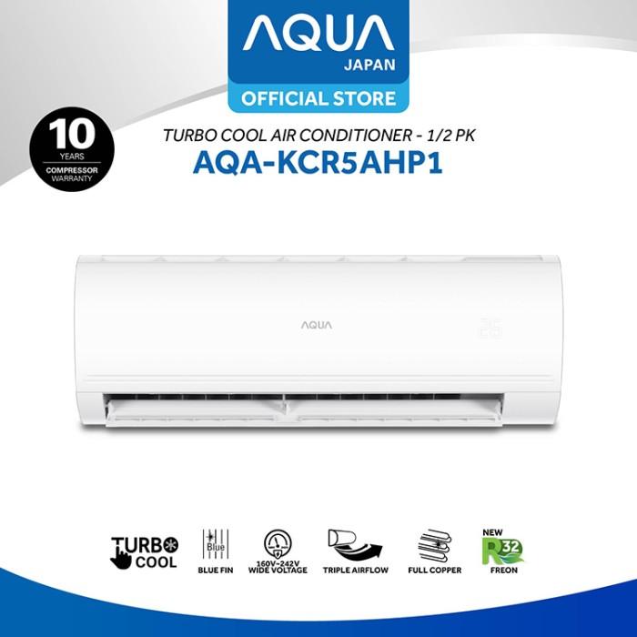 Jual AQUA Japan Turbo Cool Air Conditioner 1/2PK AQA-KCR5AHP/1