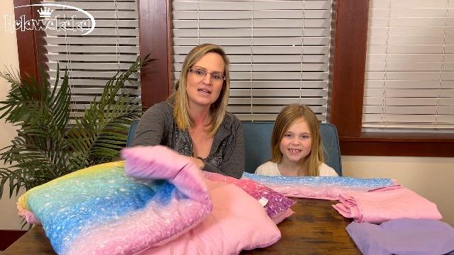 Gambar Holawakaka 4PCS Ombre Toddler Bedding Set, Colorful(Blue) dari Home and Kitchen USA undefined Tokopedia