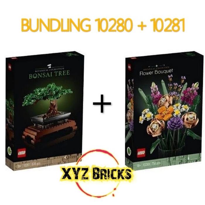 Gambar Lego 10280 10281 - Bundling Creator Botanical Collection Flower dari CV.Allen Sulistyaningra undefined Tokopedia