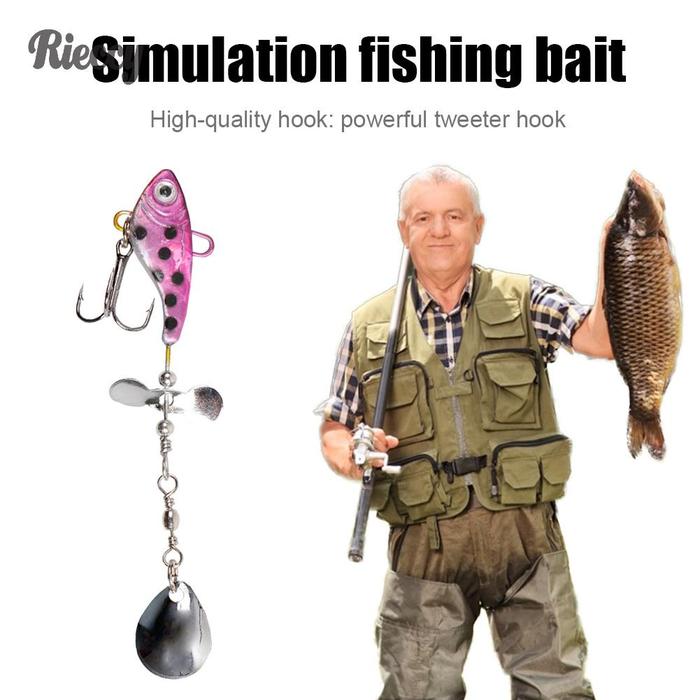 Gambar Metal VIB Spoon Fishing Lure 12g Vibration Spinner Spoon Sinking Hard dari Toko polikop undefined Tokopedia