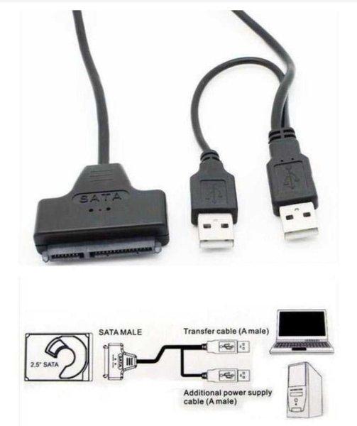 Jual Kabel SATA to USB 2.0 HDD SSD 2.5 Inch Adapter Eksternal Laptop ...