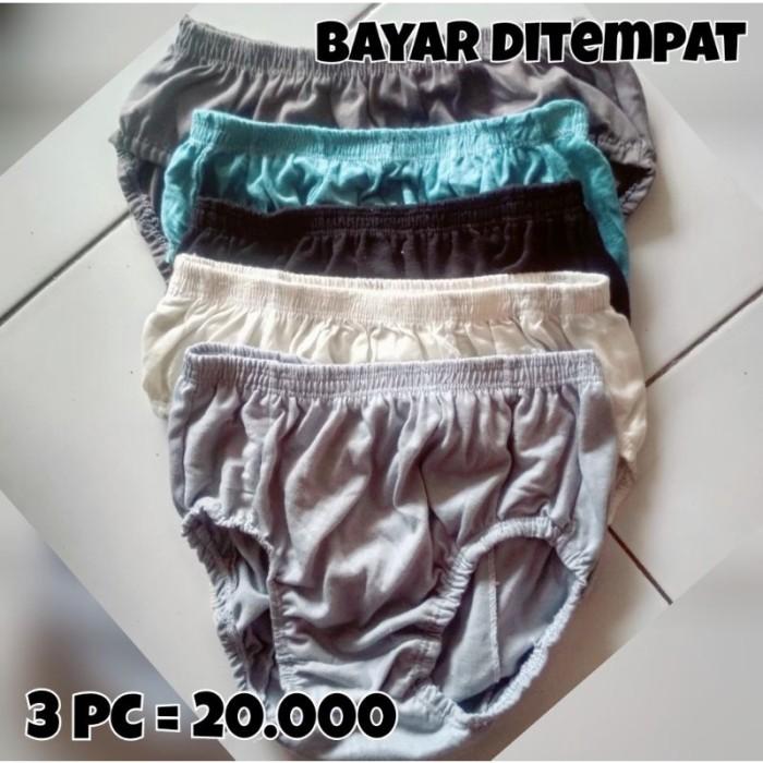 Gambar (COD) BOXER COWOK BAHAN KATUN MURAH BAGUS - CD KAOS, M dari azzashops undefined Tokopedia