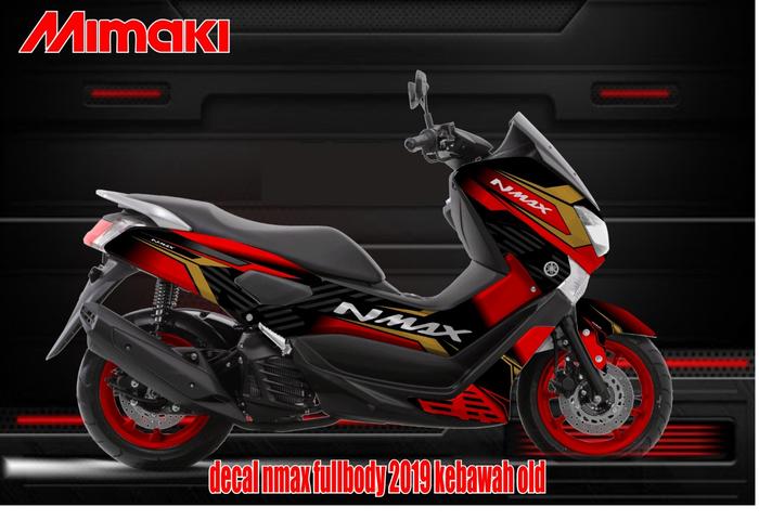 Gambar Sticker Decal NMAX FullBody Nmax Old (2015-2019) MOTIF KEREN - Red, DOPP dari Liffa Sticker undefined Tokopedia
