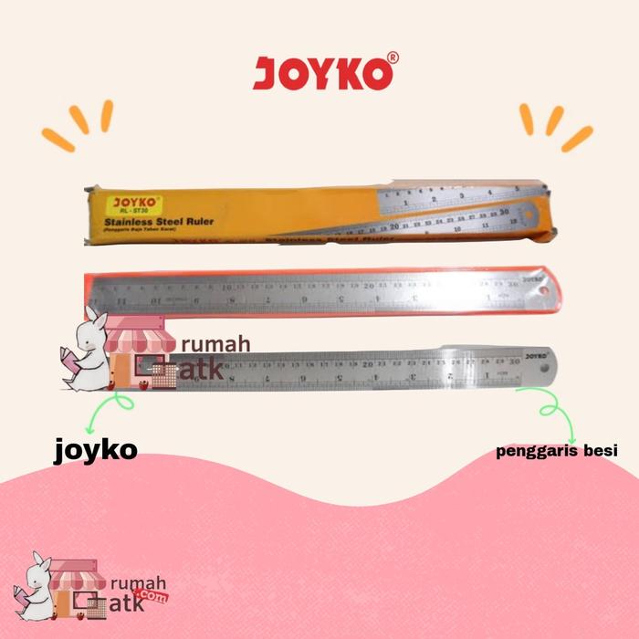 Jual Penggaris Besi / Stainless Steel Ruler 30 cm - Joyko - Jakarta ...