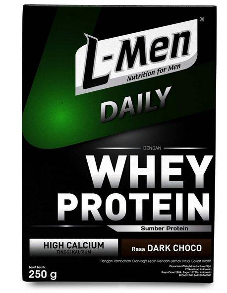 Gambar L-Men Whey Daily Dark Chocolate 250gr dari refaanadiaaa_shop undefined Tokopedia
