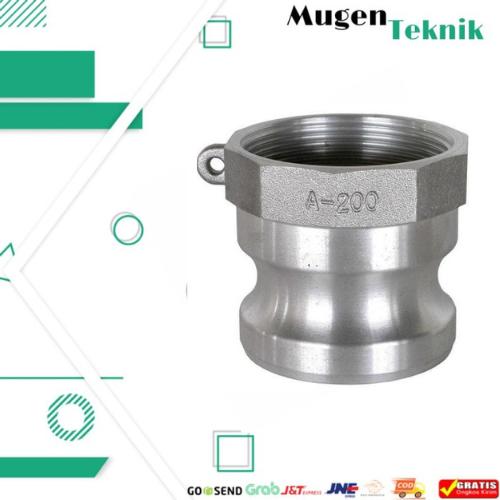 Jual 2" Coupling Almunium Camlock Alumunium Type A 200 Size 2 Inch ...