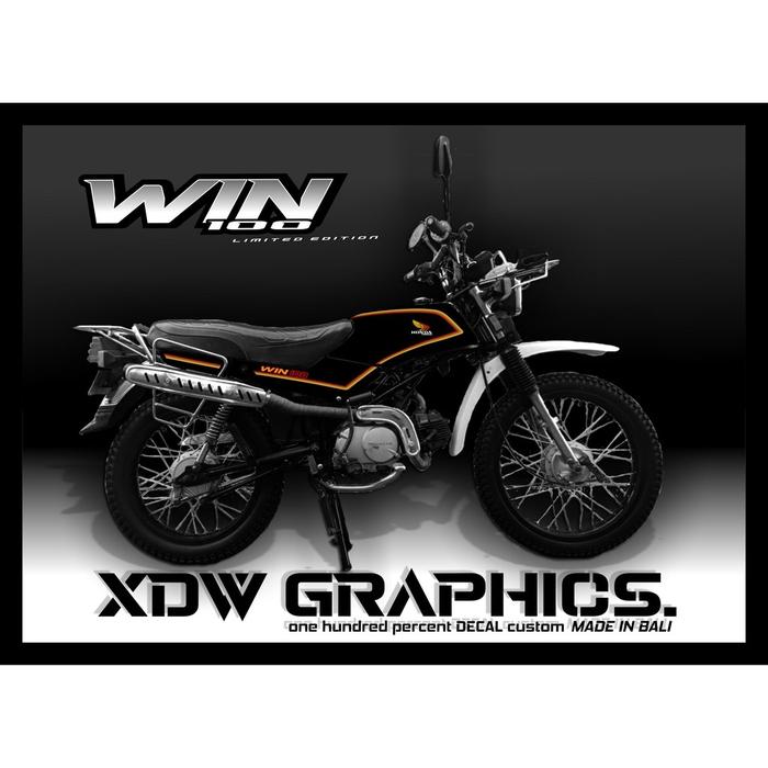 Gambar Striping Honda Win 100 Variasi Garis New Design dari dedi1257 undefined Tokopedia