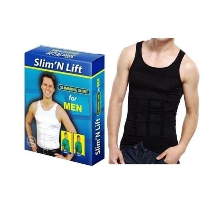 Gambar slim n lift - kaos korset pria pelangsing singlet fit mate - Putih, S dari joselly home undefined Tokopedia