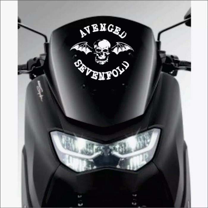 Gambar Stiker Avenged Sevenfold new visor winshield motor Emas Motorcycle - custom warna dari Jagonya Stiker undefined Tokopedia