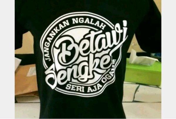 Gambar Jual kaos - T-shirt Betawi sengke Berkualitas dari valice undefined Tokopedia