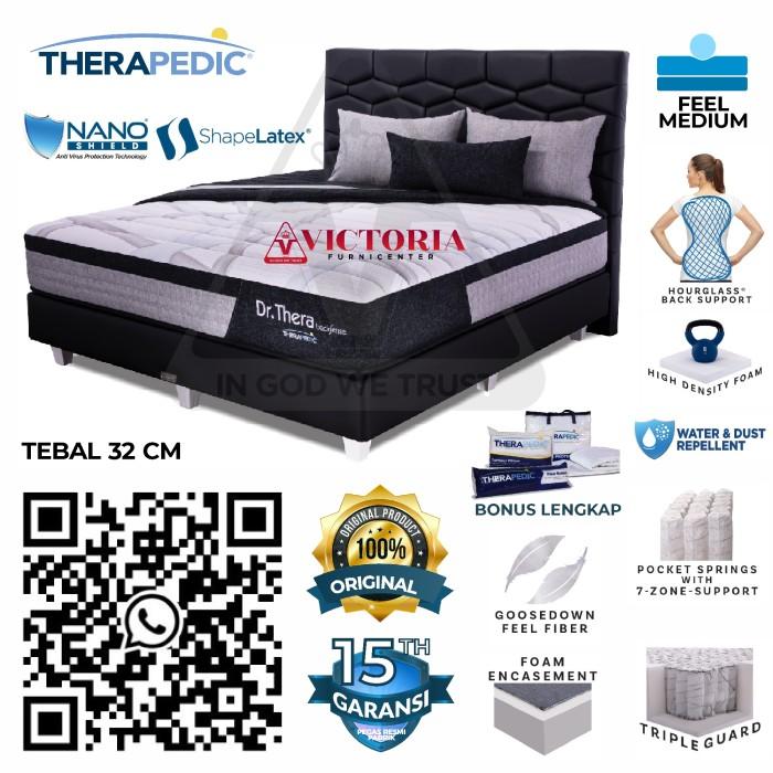 Gambar Therapedic Dr Thera 100 120 160 180 200 Full Set Fullset Matras Only - Kasur Saja, 100x200 dari Victoria Furnicenter undefined Tokopedia