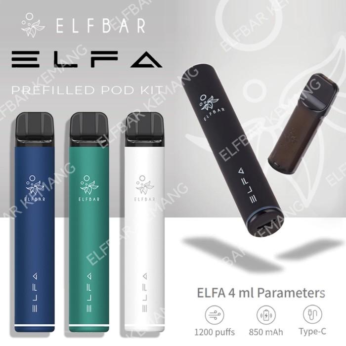 Gambar Elfbar Elfa 4ML Device Only | Elf Bar Elfa Prefilled Pod Kit | Cartrid - Green dari Elfbar Jakarta undefined Tokopedia