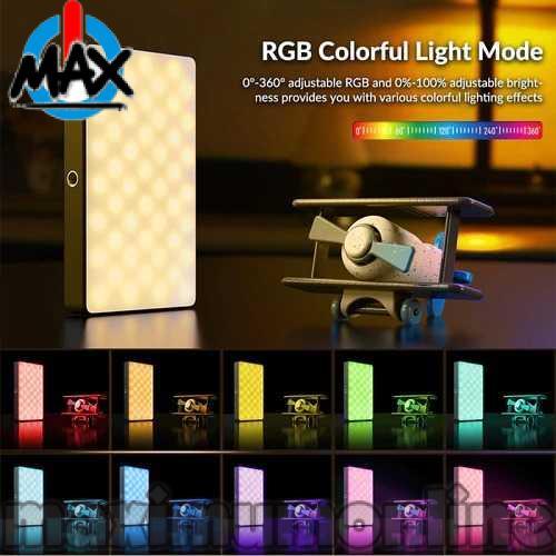 Gambar MAXON Lampu Kamera Mini RGB LED Light Photo Video Dimmable APL-FL07 dari DEANOVA GADGET undefined Tokopedia