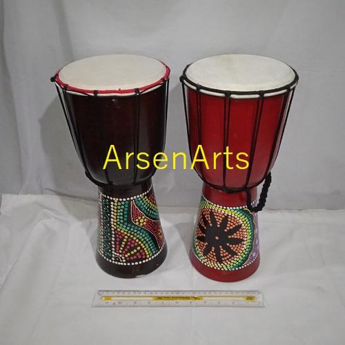 Gambar Kendang Djembe Gendang Jimbe Ukuran Besar Tinggi 40 cm Alat Musik dari Nadia Prabot undefined Tokopedia
