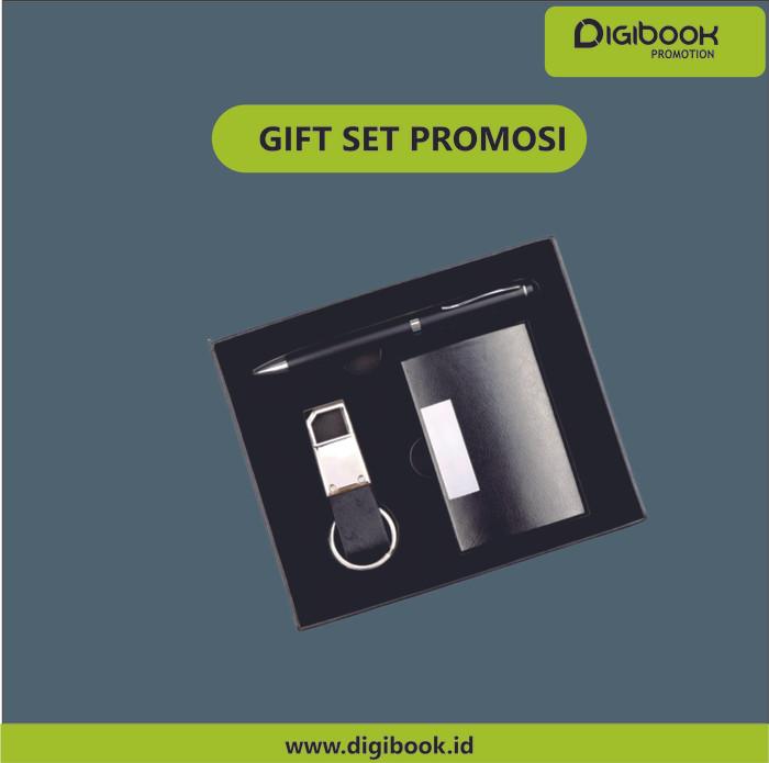 Gambar Gift Set Company Custom Isi Pulpen Card Holder dan Gantungan Kunci dari Digibook Point Pedurungan undefined Tokopedia