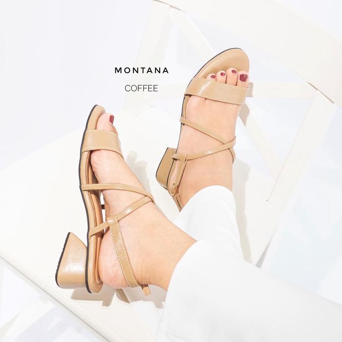 Gambar Bellashoesjkt Montana heels Wanita formal santai simple - Coffe, 39 dari Nadhirapedia undefined Tokopedia