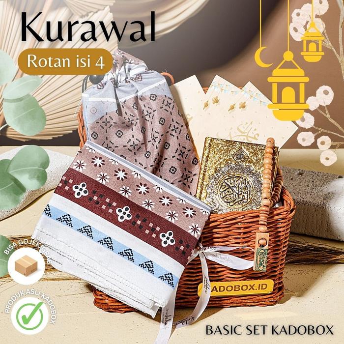 Gambar Hampers Lebaran Muslim Kadobox Kurawal | Hadiah Ramadhan Islami - Basic Set dari Kadobox undefined Tokopedia