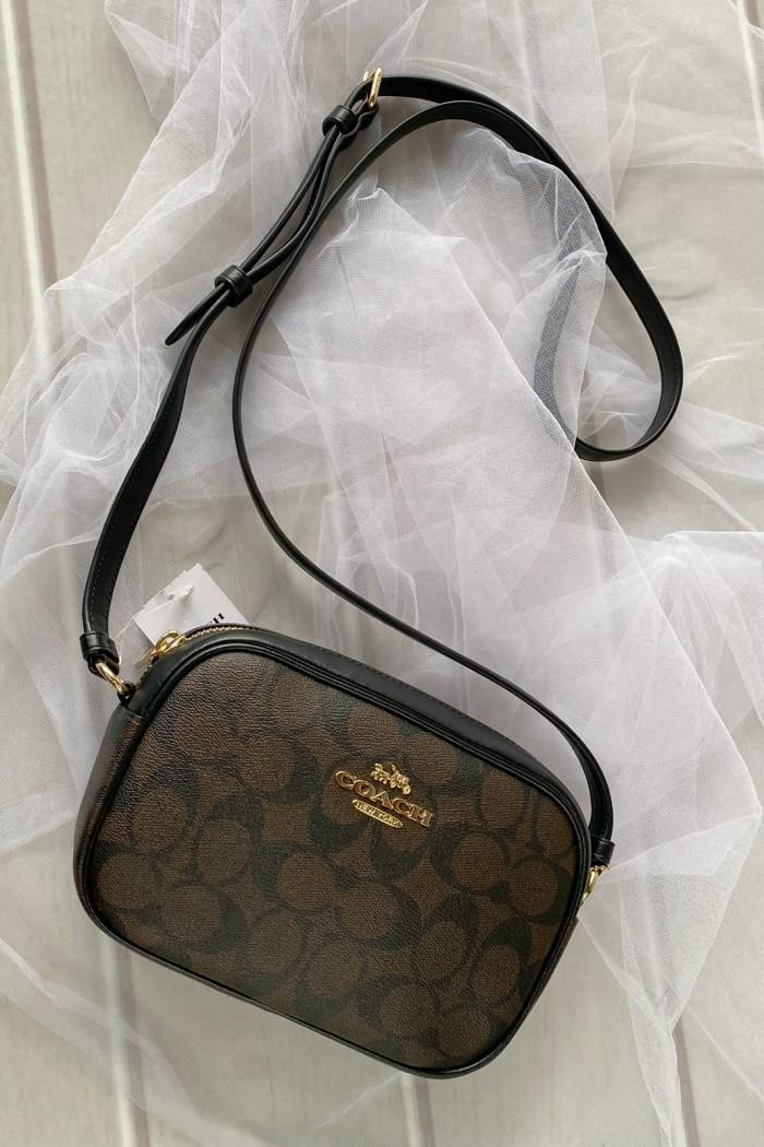Brown Coach Mini Camera Crossbody Bag Jual Tas BRANDED ORI