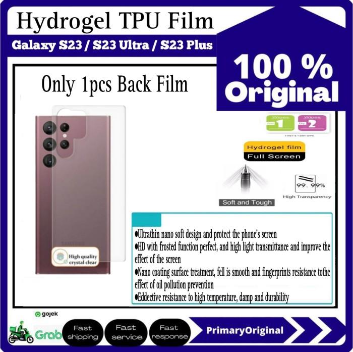 Gambar Screen Protector Back Samsung S23 Ultra Plus Hydrogel TPU FILM - S23 Ultra dari Supcase Official ID undefined Tokopedia