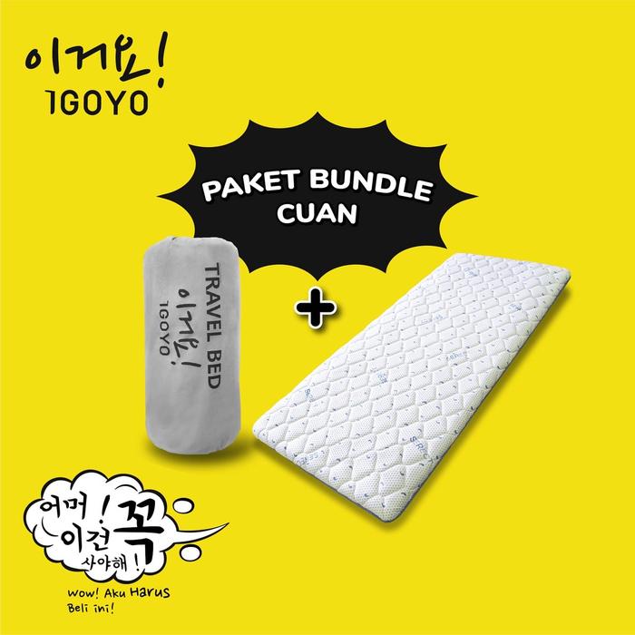 Gambar Paket Kasur Lipat Soft Tencel 120cm Tas Kain Eucalyptus Anti Slip dari felara st0re undefined Tokopedia