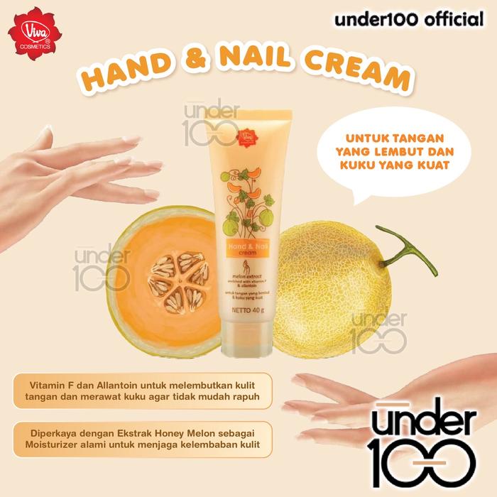 Gambar UNDER100  Viva Hand & Nail Cream 40g Halal - Hand&Nail Cream dari Under100 Store undefined Tokopedia
