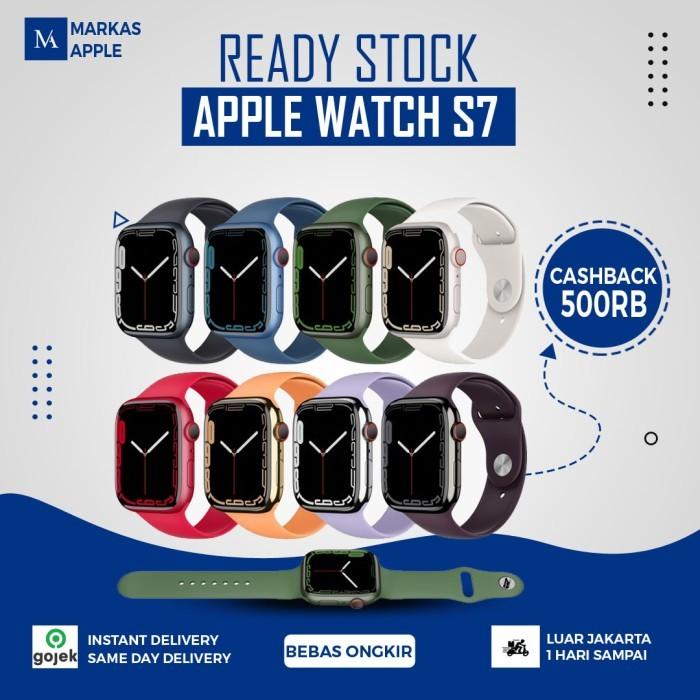 Gambar Apple Watch Series 7 45MM 41MM 45 41 Midnight Green Nike Garansi Resmi - Green, 41 MM INTER dari MARKAS APPLE undefined Tokopedia