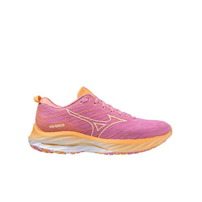 Gambar Mizuno Sepatu Running Wave Rider 26 Cyclamen White Orange J1GD225871 - Cyclamen White, 37 dari Mizuno Indonesia Official Shop undefined Tokopedia