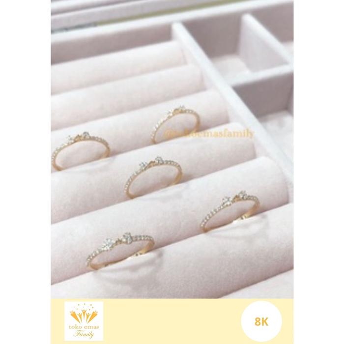 Gambar Unik Cincin Emas 375 Pita Mata Berat 072 - 1gram an Diskon dari yonna, undefined Tokopedia