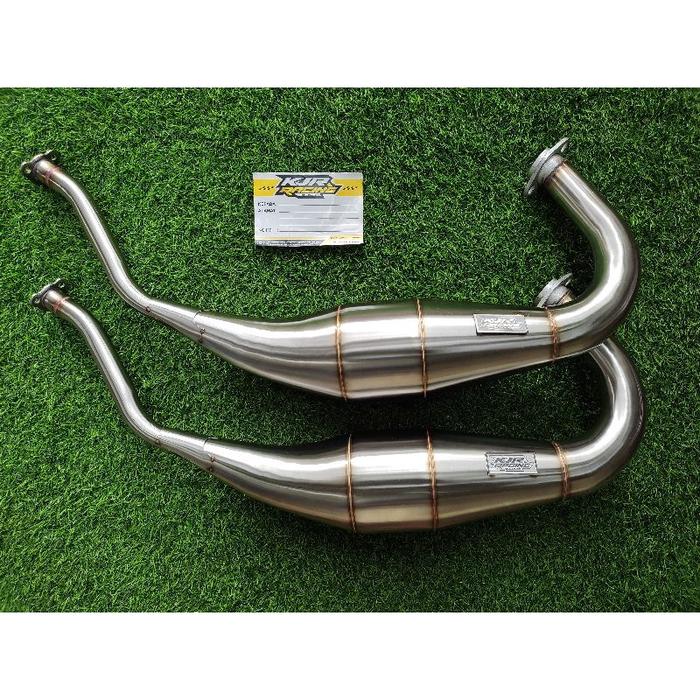 Gambar KNALPOT NINJA R/SS/RR CHAMBER PRESS SUPER COBRA KJR RACING dari Nada Safairah Rizqi N undefined Tokopedia